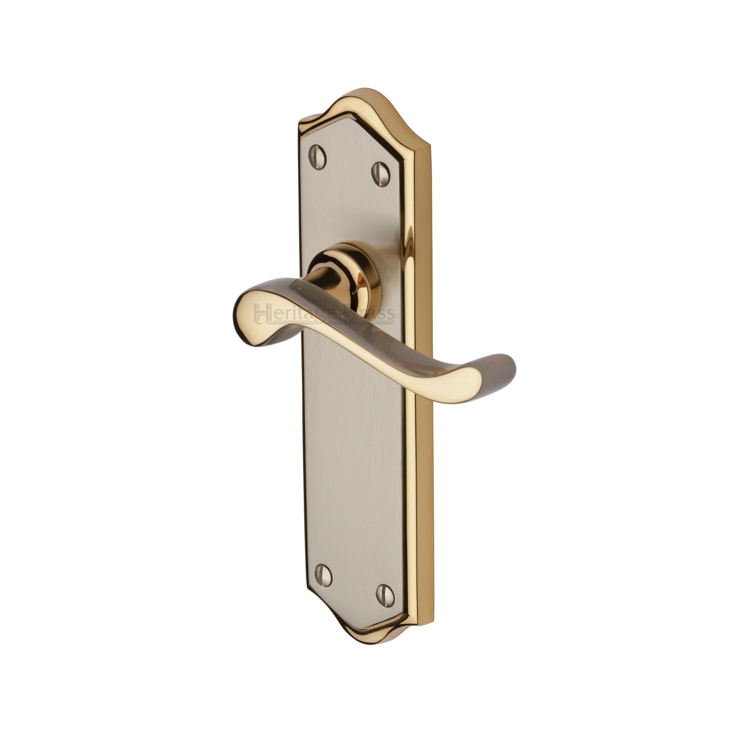 Heritage Brass Door Handle Lever Latch Buckingham Design