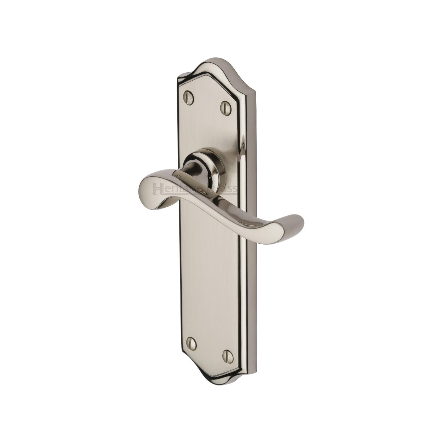 Heritage Brass Door Handle Lever Latch Buckingham Design