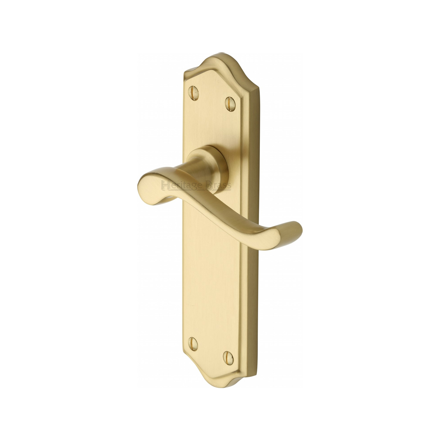 Heritage Brass Door Handle Lever Latch Buckingham Design