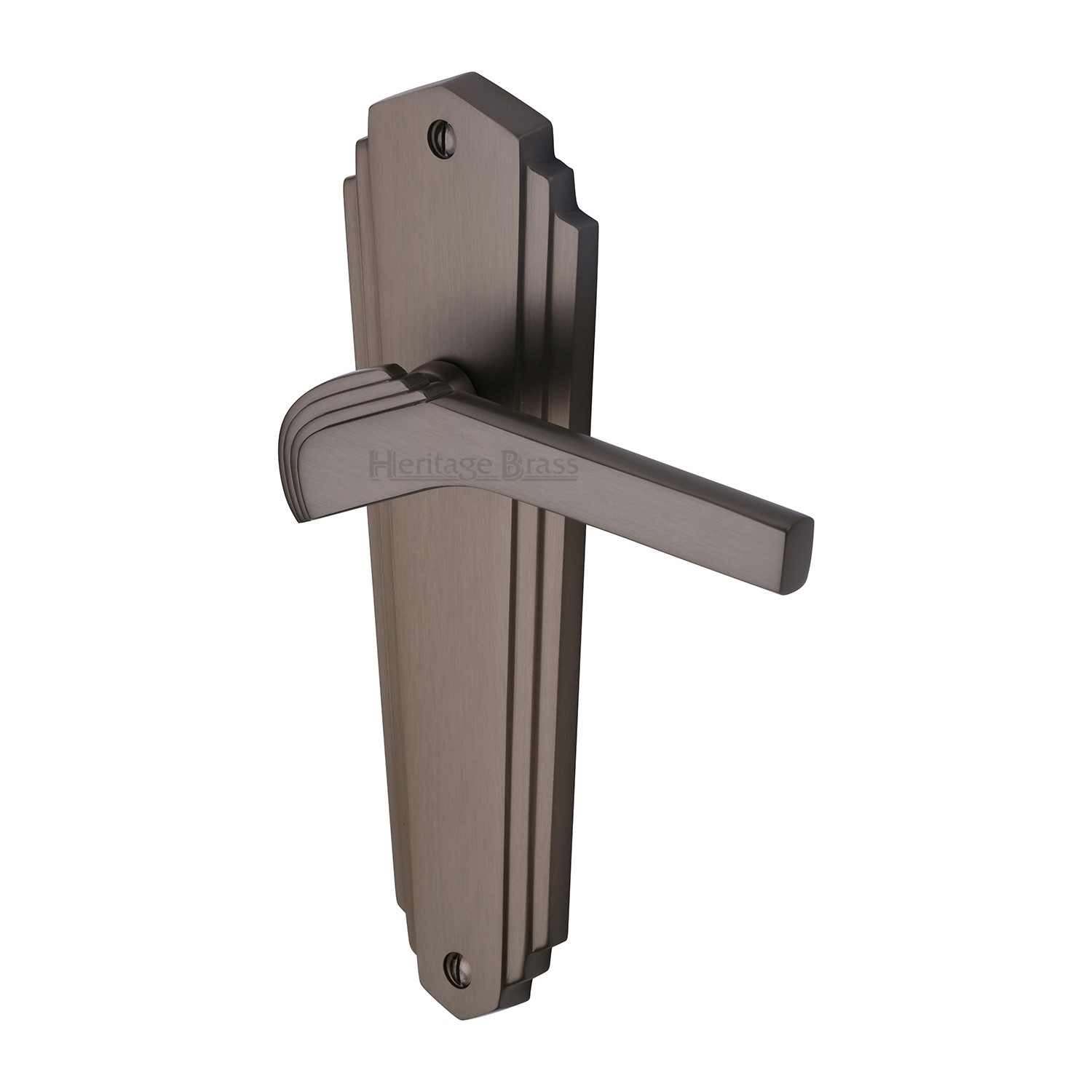 Heritage Brass Door Handle Lever Latch Waldorf Design