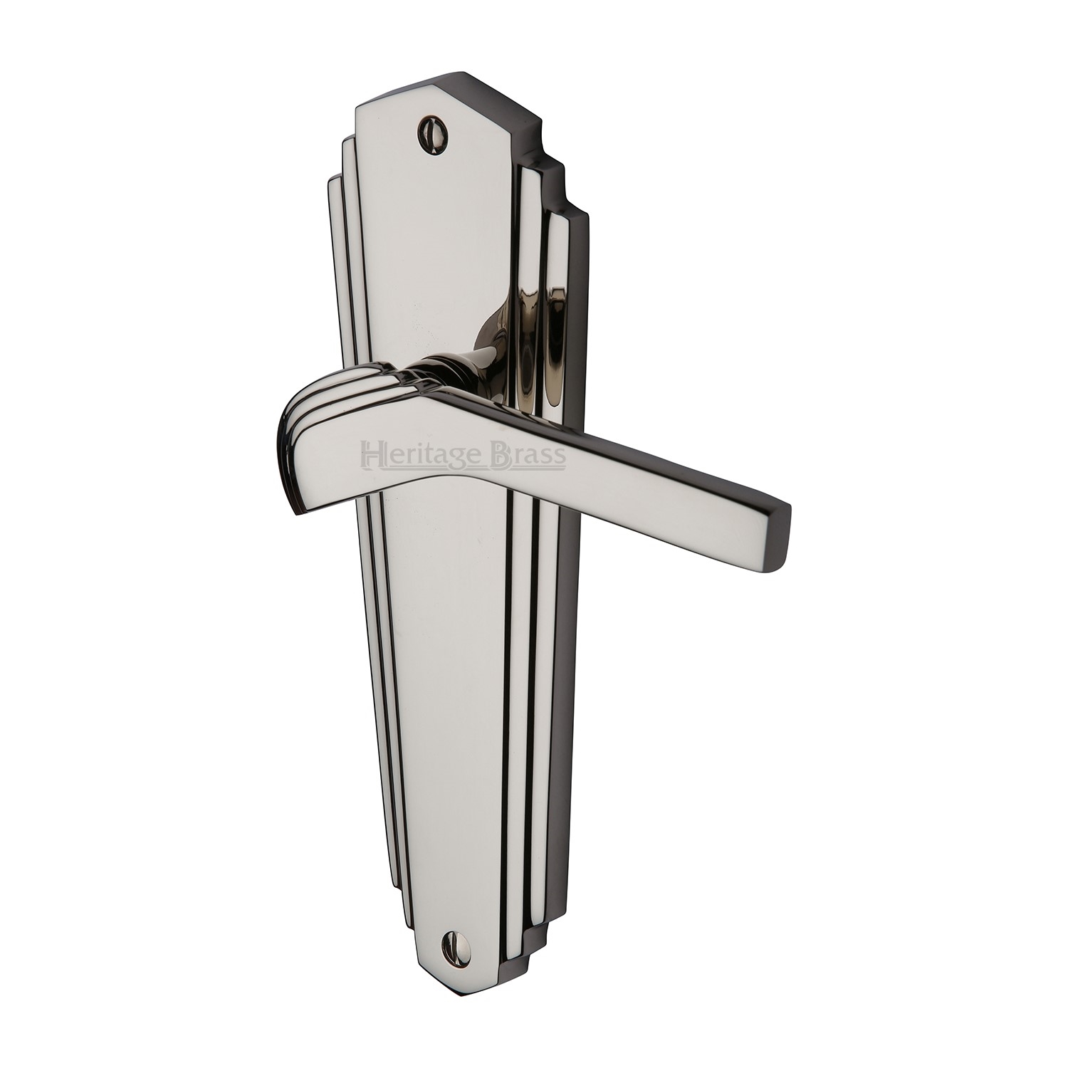 Heritage Brass Door Handle Lever Latch Waldorf Design
