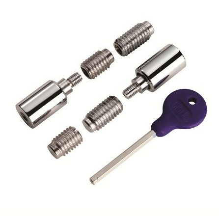 Sash Window Stop - Satin Nickel