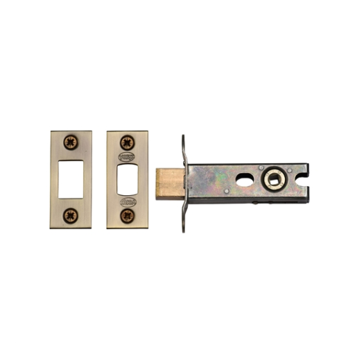 Tubular Deadbolt - 76mm - Antique Brass