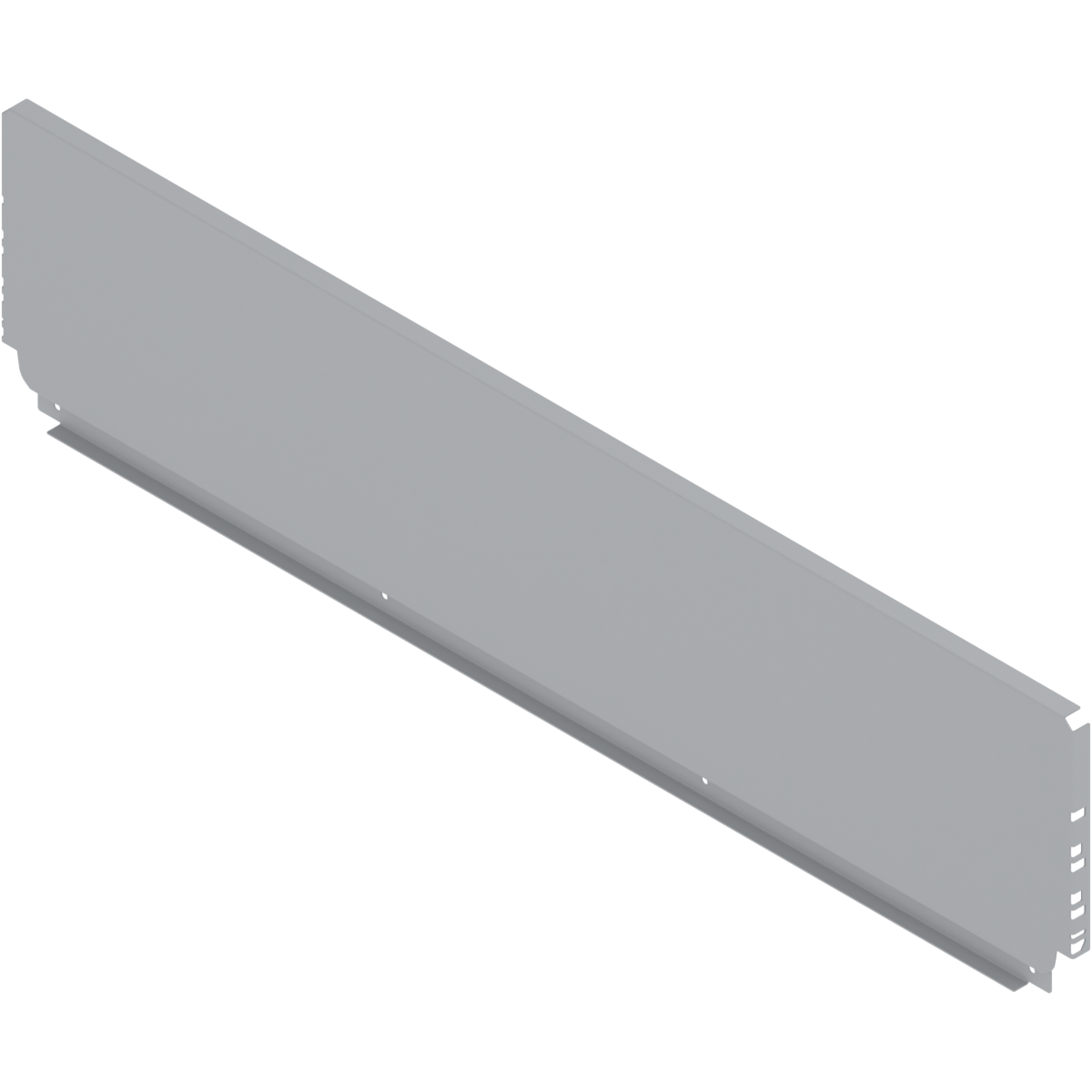 Blum Tandembox Steel Back - 'D' Height R9006  to Suit Carcass - Grey