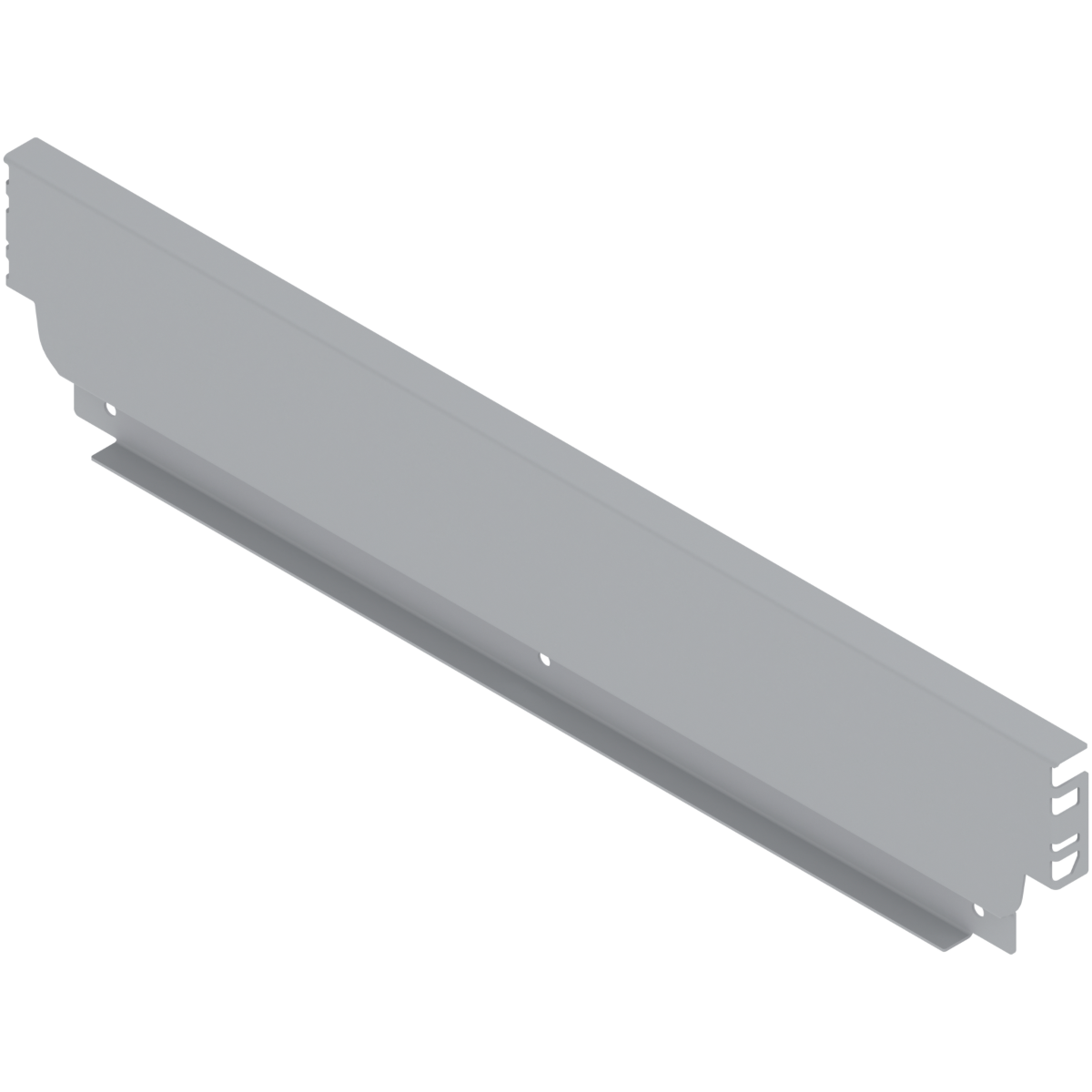 Blum Tandembox Steel Back - 'M' Height R9006  to Suit Carcass - Grey