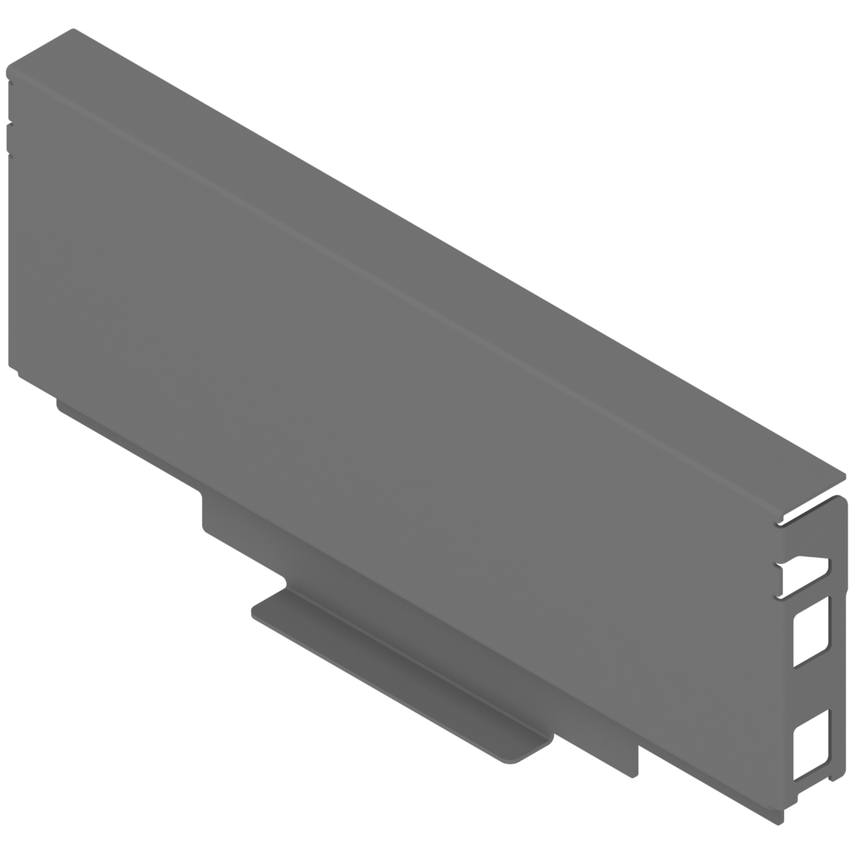 Blum Legrabox Steel Back - 'M' Height (90.5mm) - Orion Grey