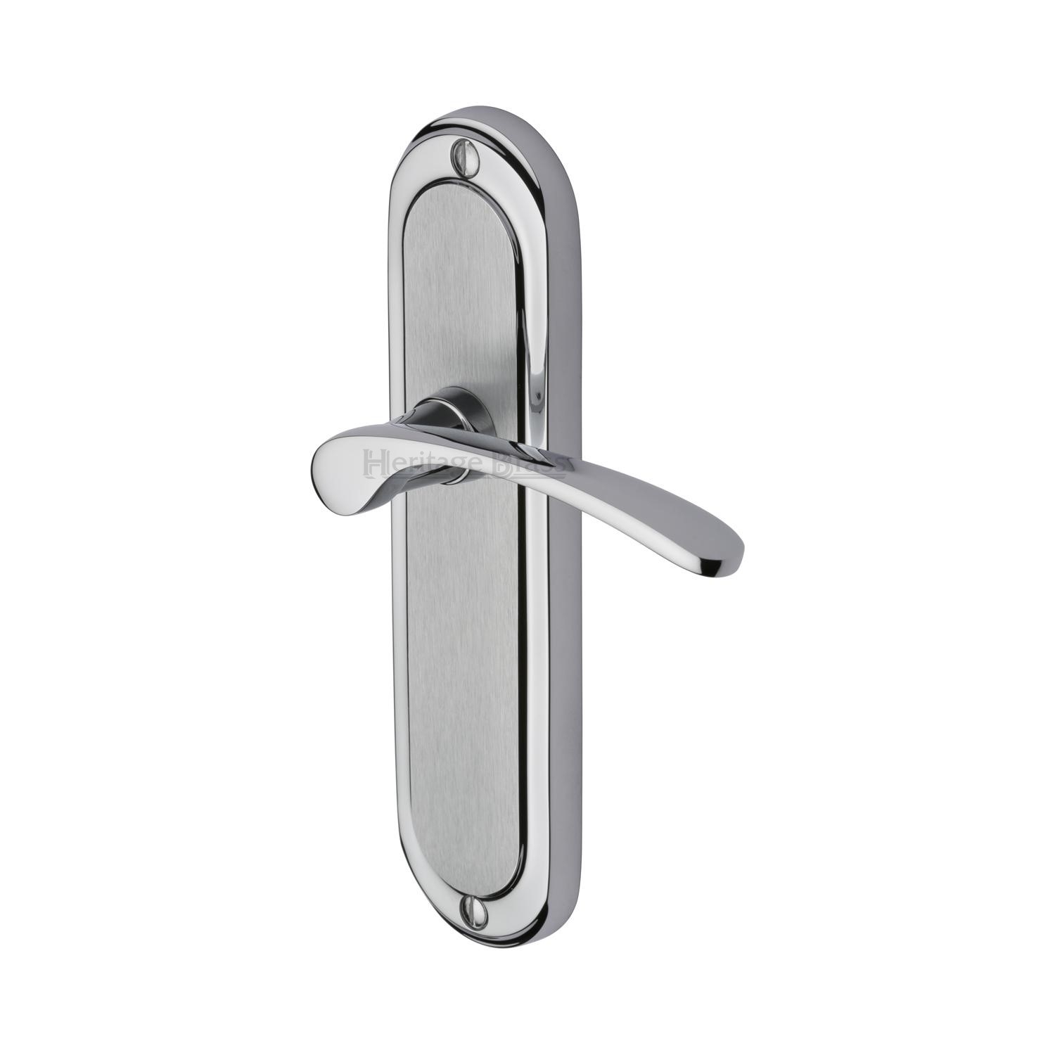 Heritage Brass Door Handle Lever Latch Ambassador Design