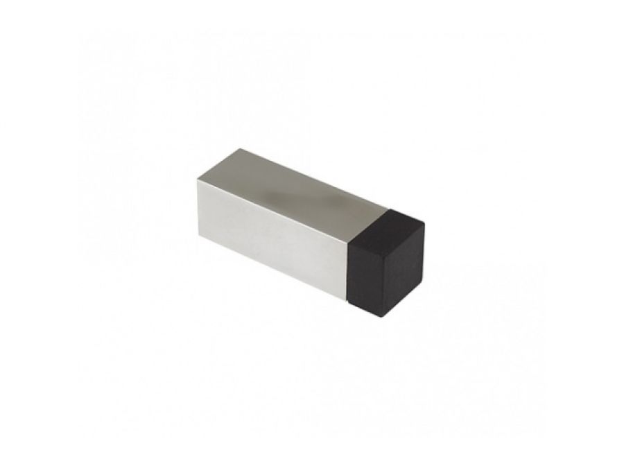 Square Door Stop - Solid Wall Mounted - 65mm
