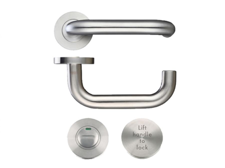 Lift to Lock Safety Lever Handle Set 19mm