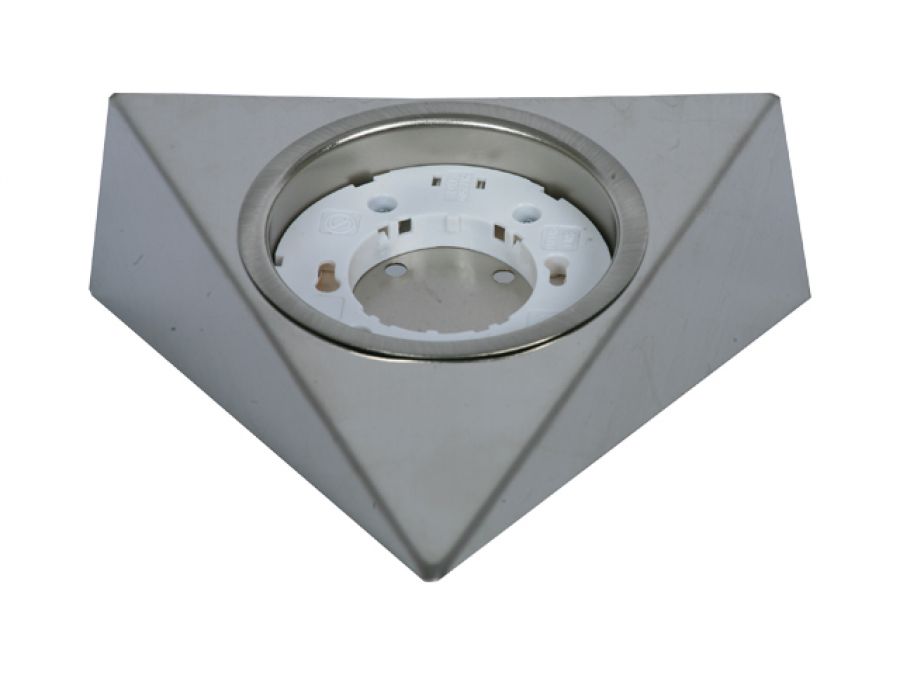 GX53 Downlight with Bare Wire Ends - Stainless Steel Triangle - SWS ...