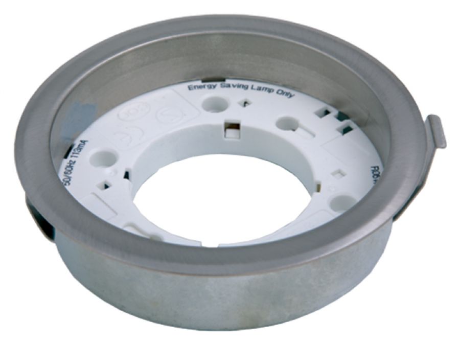 GX53 Downlight with Bare Wire Ends - Stainless Steel Recessed