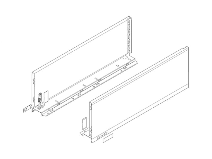 Legra Box Drawer Side 'C' Height - 450mm NL - SWS Hardware