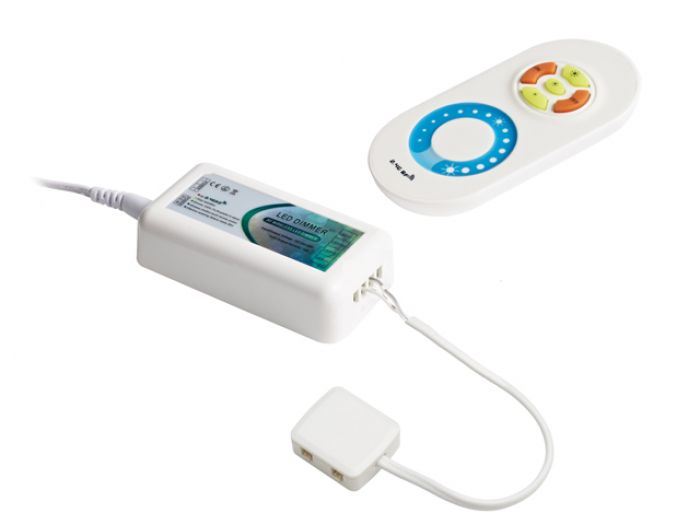 RF LED Dimmer 5 Button 15 Position Touch Remote Control
