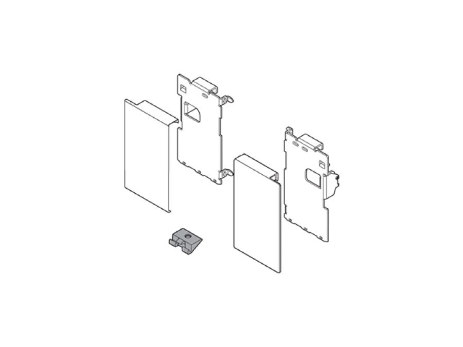 Legrabox Connector Brackets for 'M' Height Inner Drawer Front