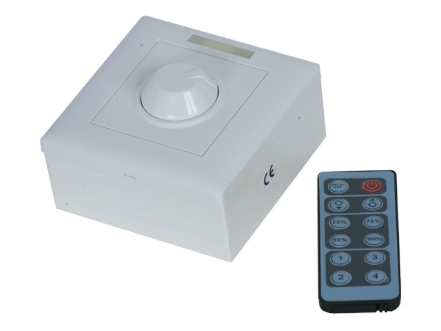 LED 12V/24V Rotary Dimmer with IR Remote Control