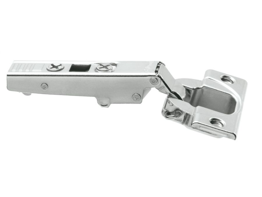 Blum Clip Top Hinge - 110° - Screw-on Boss - Overlay - Unsprung - Nickel Plate