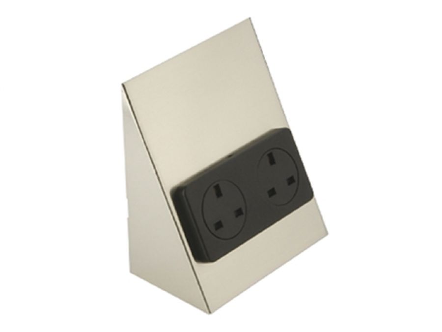 2 Gang Wedge-Style - Horizontal Mounting Socket