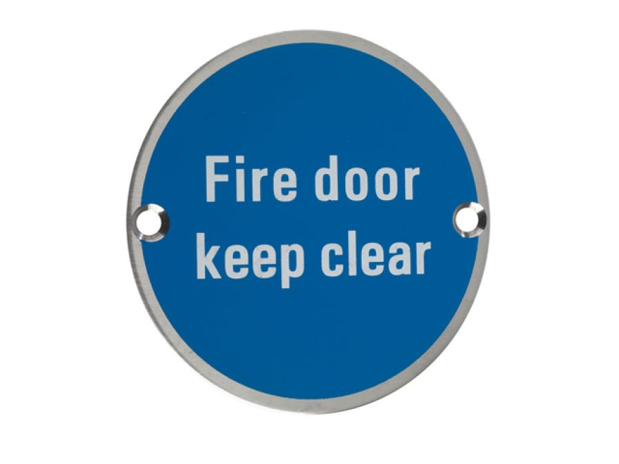 Door Sign - Fire Door Keep Clear