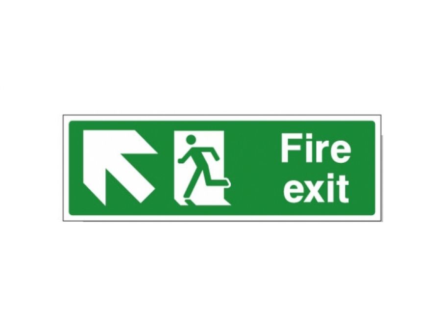 Fire Exit Sign - Arrow Pointing Left