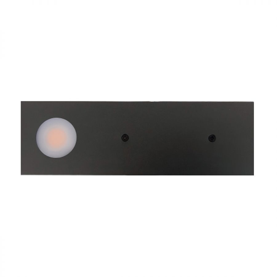 12V COB LED Slim Rectangle Task Light 3W inc Premium Plug  - Anthracite Grey/Warm White