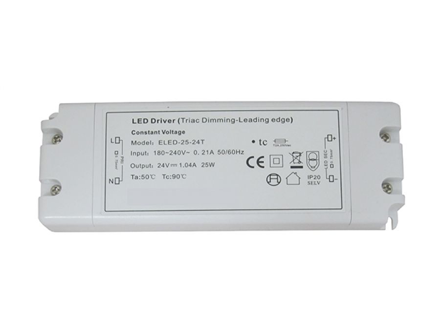 Mains Side Dimmable Driver 24V inc Bare Wires