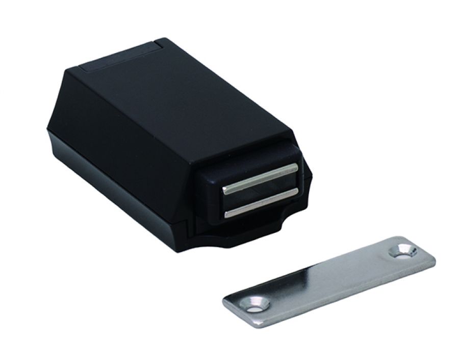 Heavy Duty Magnetic-Tipped Push Latch for Large Doors