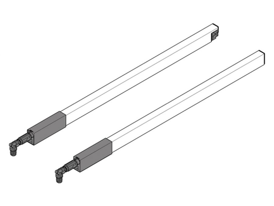 Antaro Gallery Rail R9006 - to Suit 500mm NL