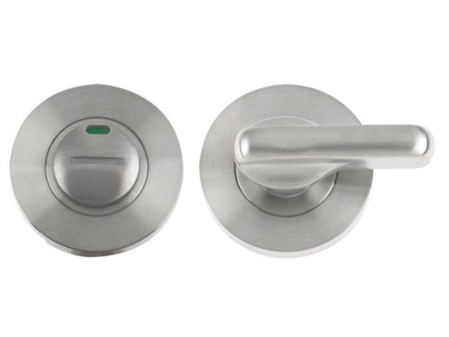 Disabled Bathroom Turn & Release - Satin Stainless Steel