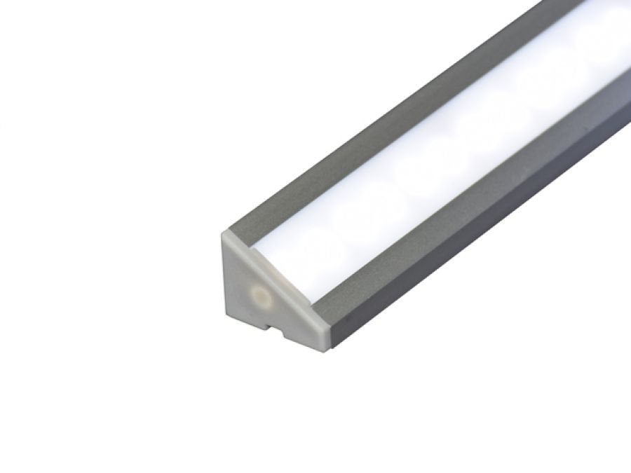 LED Corner 30°/60° Aluminium Profile - 2000mm
