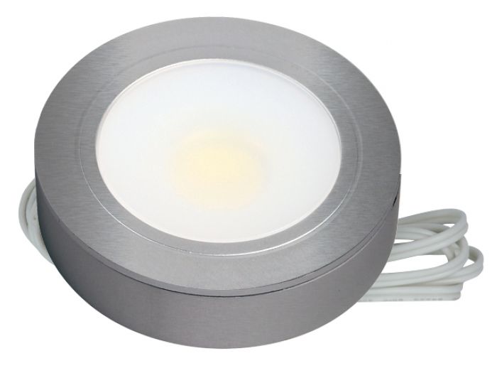 12V COB LED Surface Downlight 3W inc Premium Plug - Cool White 