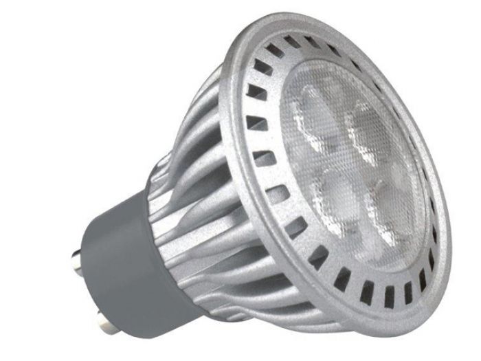 GU10 4 High Power LED Chip 45° 6W Lamp