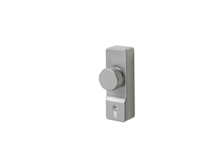 Knob Operated Outside Access Device inc Euro Profile Cylinder