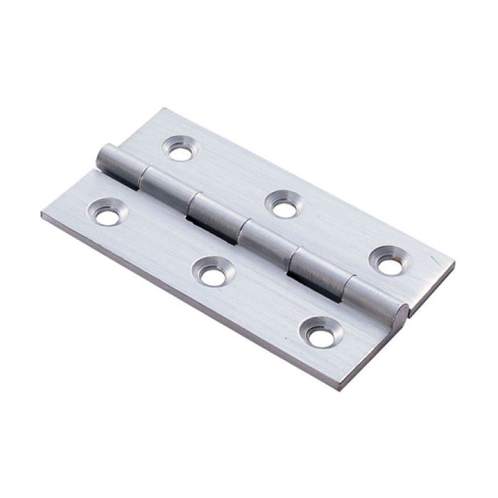 Small Cabinet Hinge 50 x 28mm inc Slotted Screws 