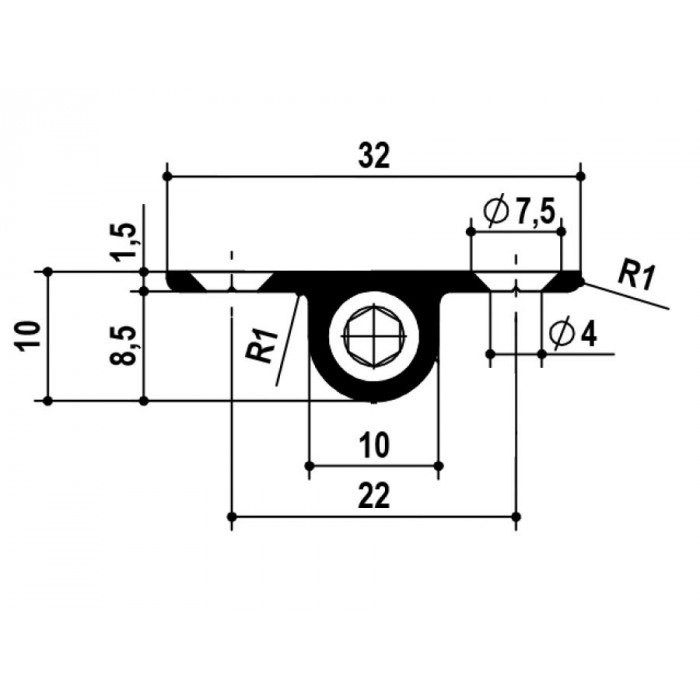 Door Straightener, Adjustable - Semi Recessed - SWS Hardware