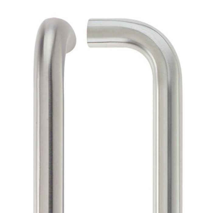 19mm D' Pull Handle Bolt Through Fix Polished Stainless Steel SWS