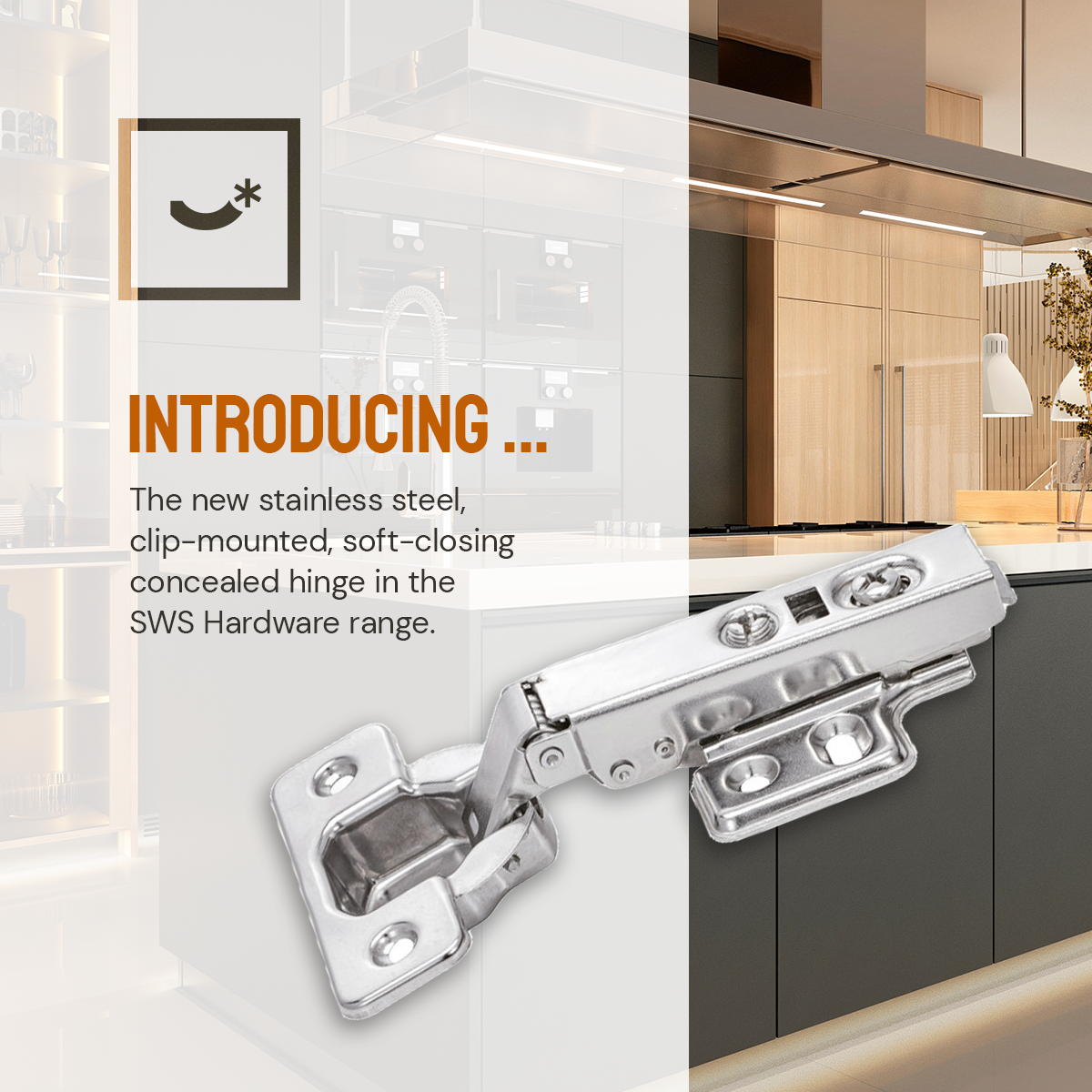 Introducing... the new LAMP stainless steel 180SUS concealed hinge at ...